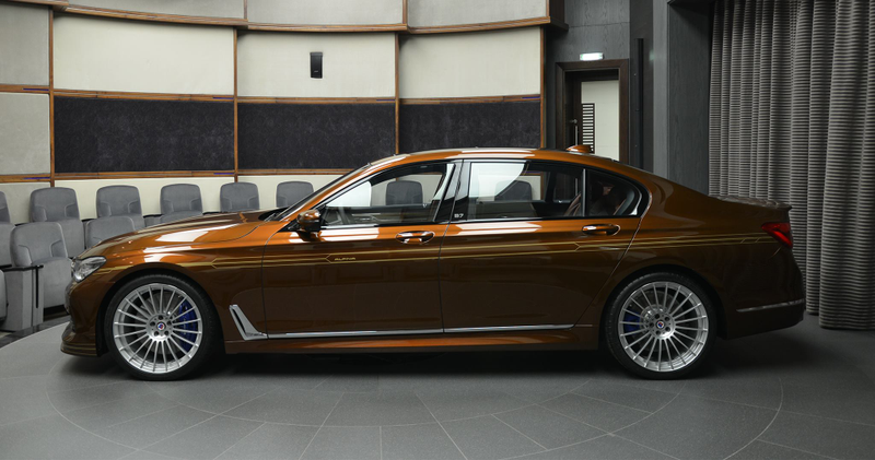 Illustration for article titled Custom New BMW Alpina B7 Is Offensively Brown And Extremely Pretty